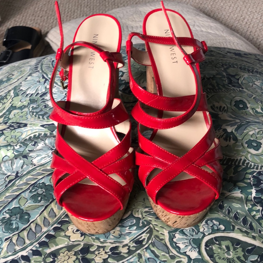 Nine West platform sandals